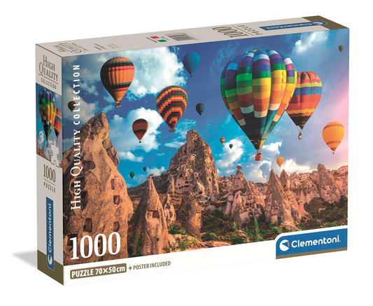 Clementoni - Puzzle 1000 Balóny v Kappadokii