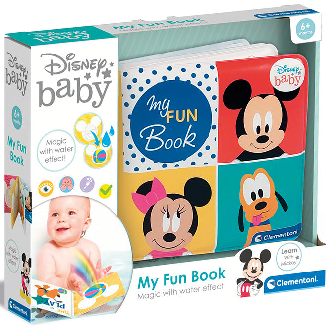 Baby Clementoni - Zábavná knížka DISNEY