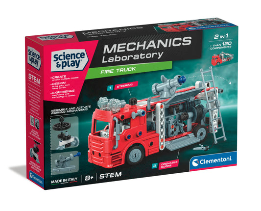 Clementoni - Mechanická laboratoř Hasičské auto - model