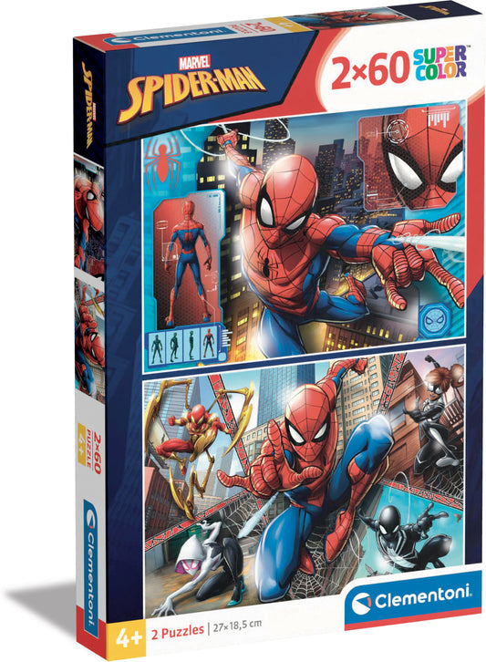 Puzzle 2x60 Spider-Man