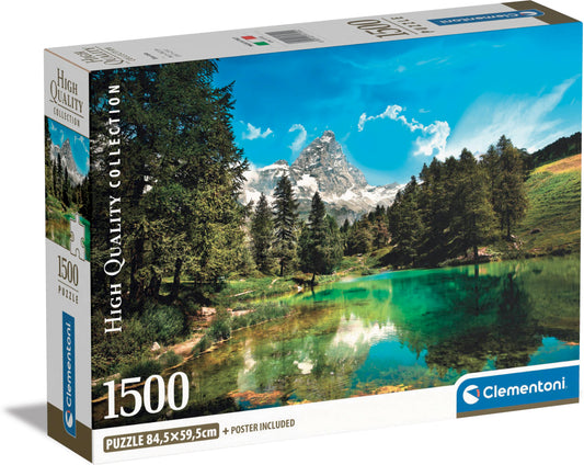 Clementoni - Puzzle 1500 Modré jezero
