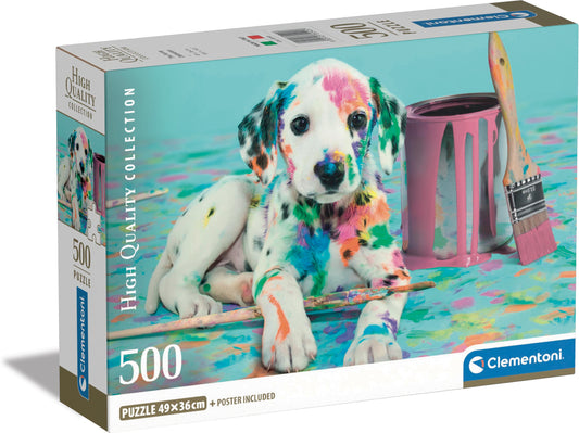 Clementoni - Puzzle 500 Veselý dalmatin