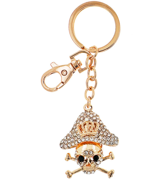 Přívěsek na klíče - Pirátská Lebka