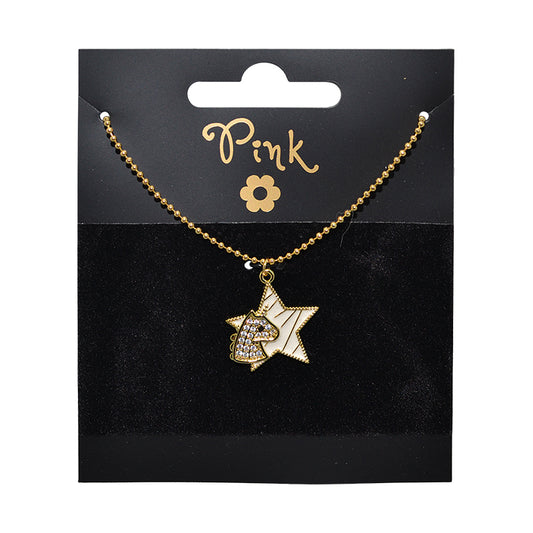 Pozlacený řetízek s přívěskem HVĚZDA