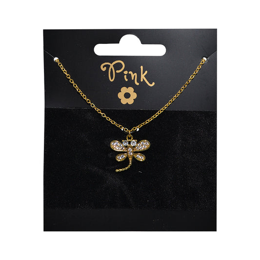 Pozlacený řetízek s přívěskem VÁŽKA