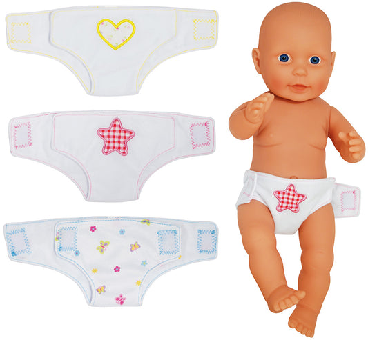 Dolls World - Látkové pleny pro panenky 46 cm
