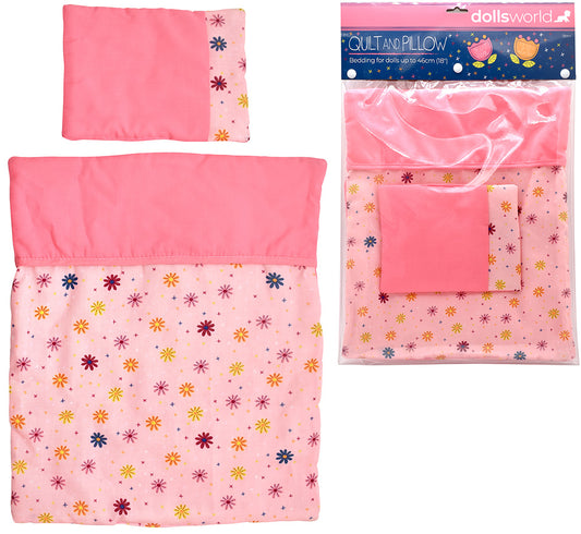 Dolls World - Peřinka a polštářek pro panenky 46 cm