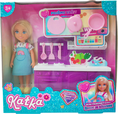 Panenka KATKA s kuchyňským setem - Image 2