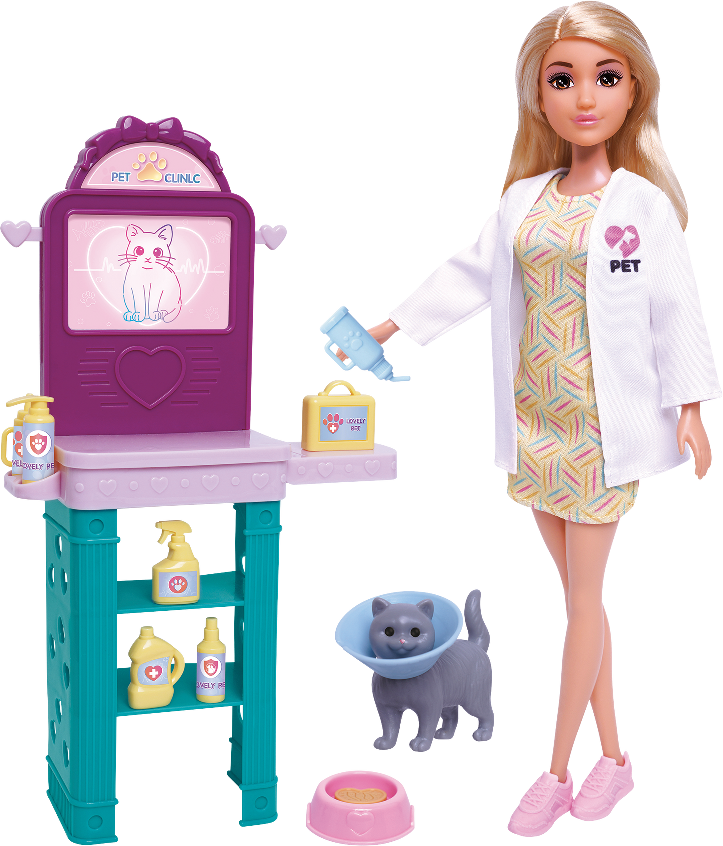 Panenka veterinářka s kočičkou - Image 2