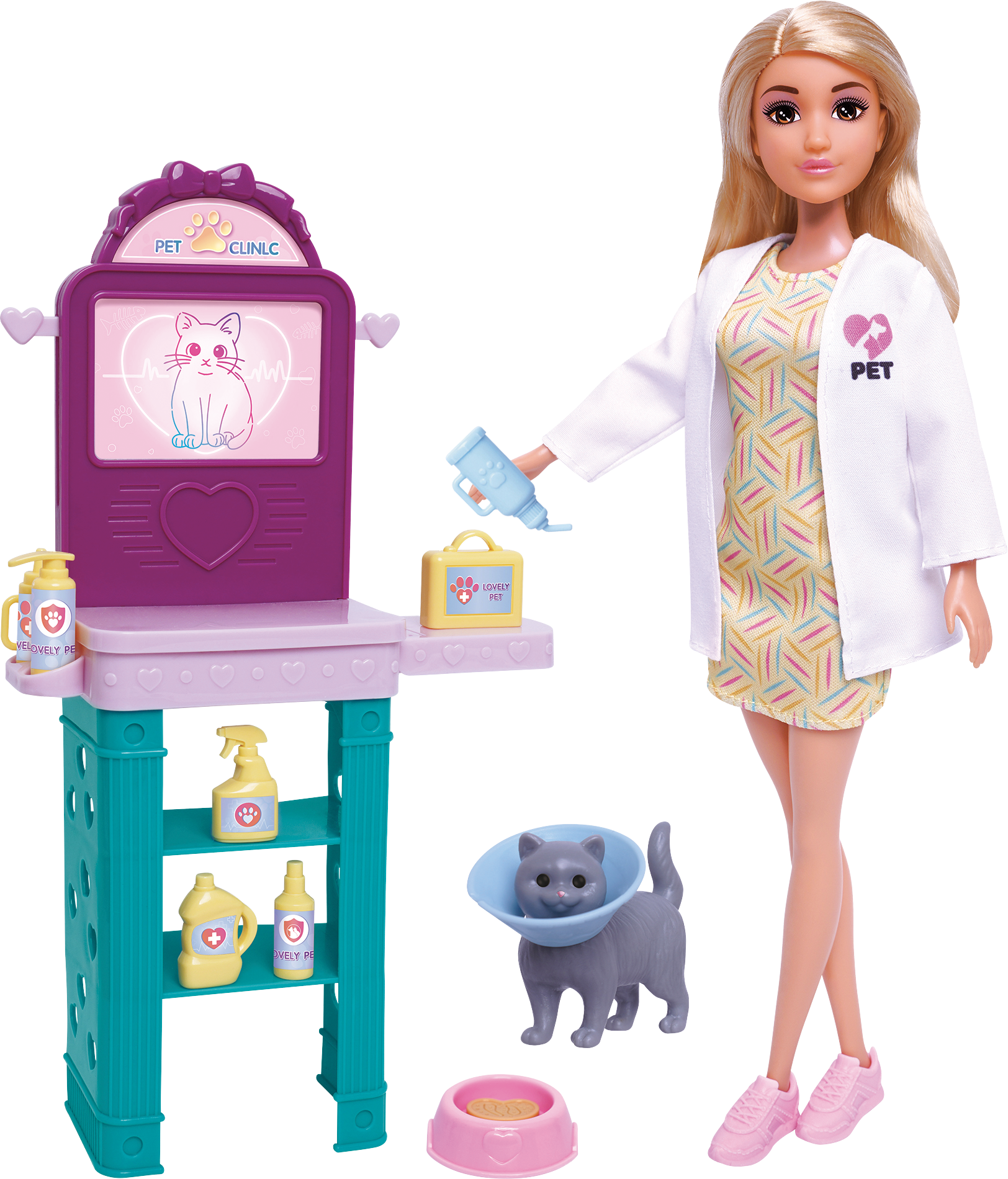 Panenka veterinářka s kočičkou - Image 2