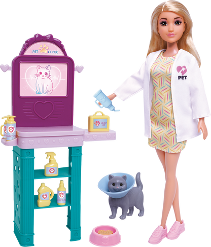 Panenka veterinářka s kočičkou - Image 2