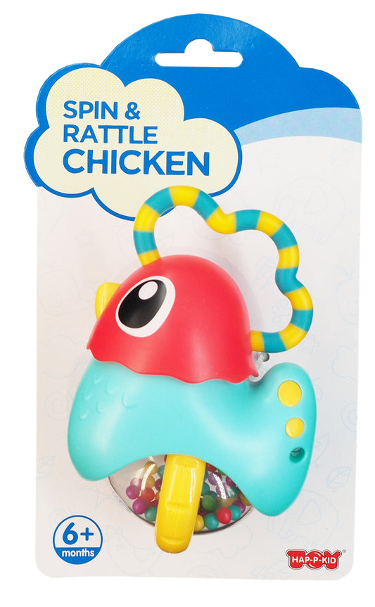 HAP-P-KID Chrastítko pro miminka - Kuře