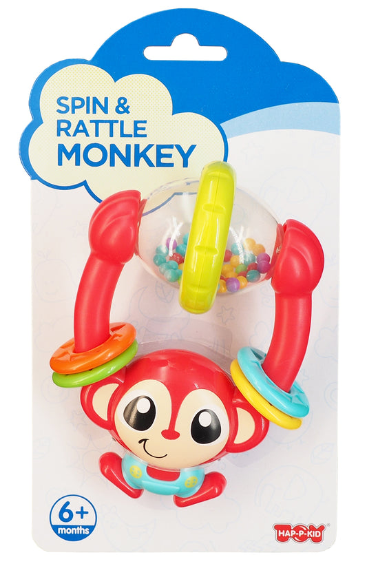 HAP-P-KID Chrastítko pro miminka - Opice