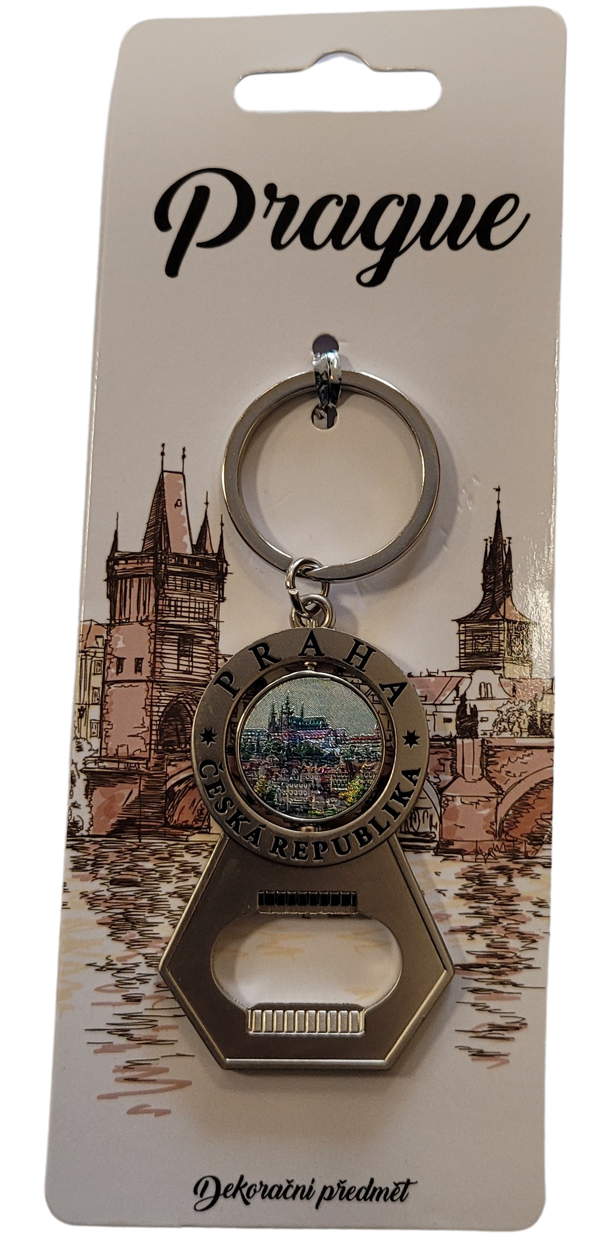 Klíčenka s otvírákem Hradčany - Image 2