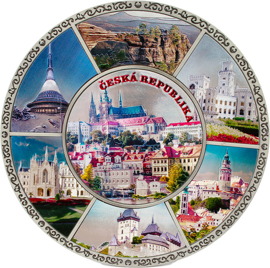 Dekorační talíř Česká republika