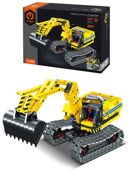 MECHANICAL MASTER - Stavebnice Pásový bagr 342 ks