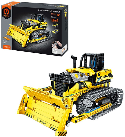 Stavebnice 3v1 R/C Stavební pásové stroje 452 ks