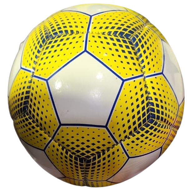 MINI Fotbalový míč žluto-bílý