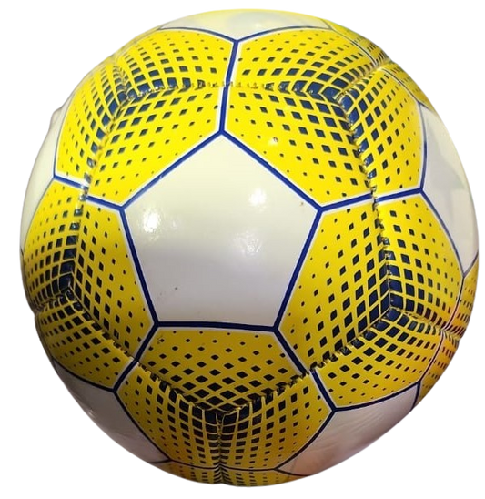 MINI Fotbalový míč žluto-bílý