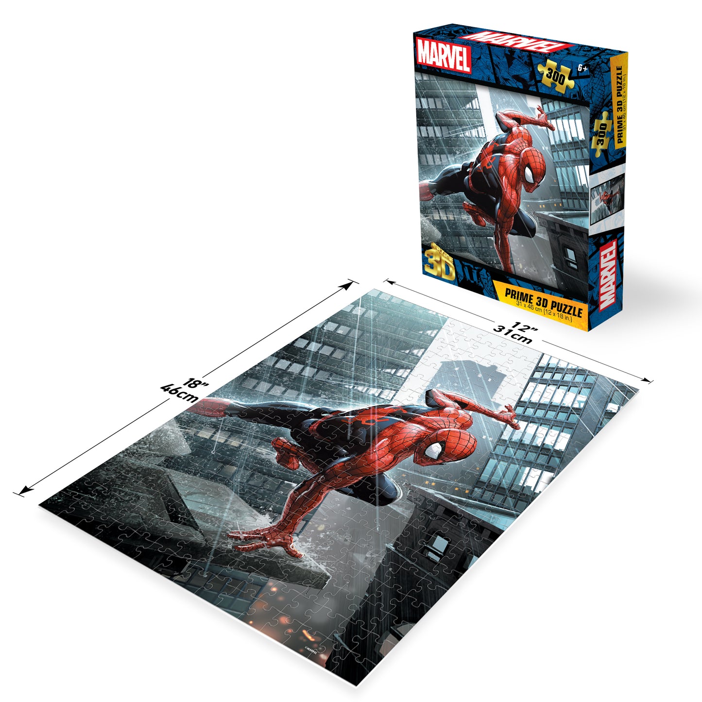 PRIME 3D PUZZLE - Marvel Spider-Man 300 dílků