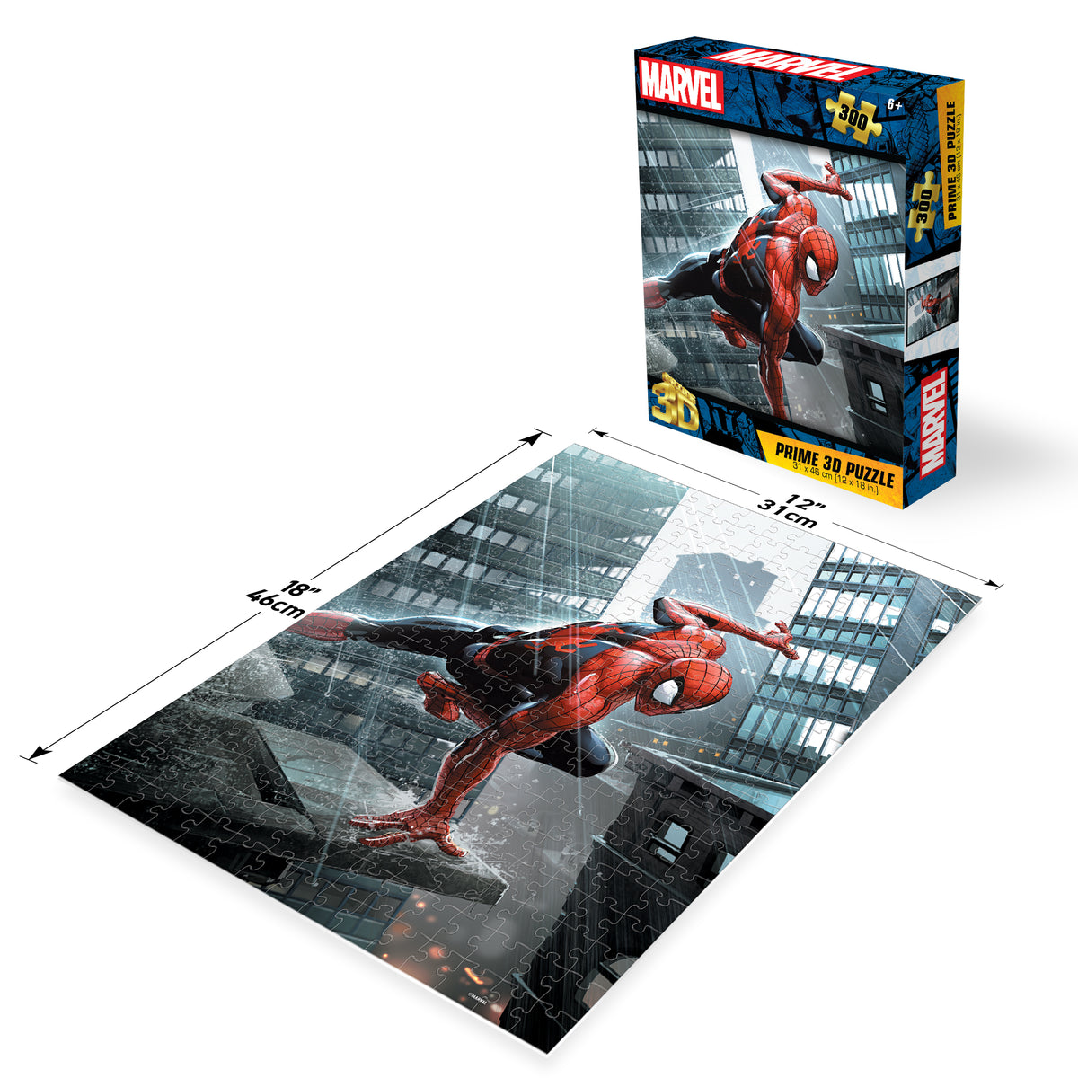 PRIME 3D PUZZLE - Marvel Spider-Man 300 dílků
