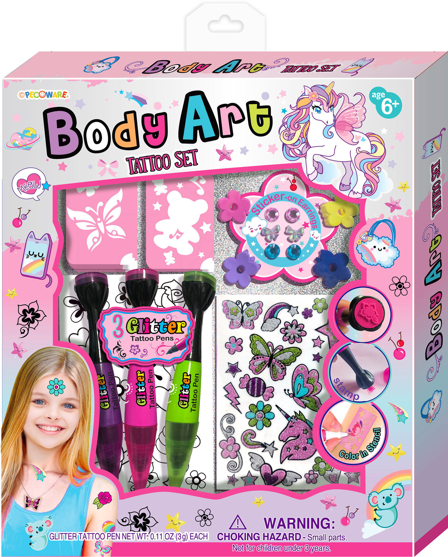 Kreativní set pro body art a tetování