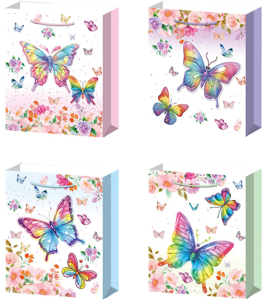 Dárková taška M - Duhový motýl