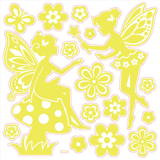 Svítící samolepky na zeď 3D - VÍLY