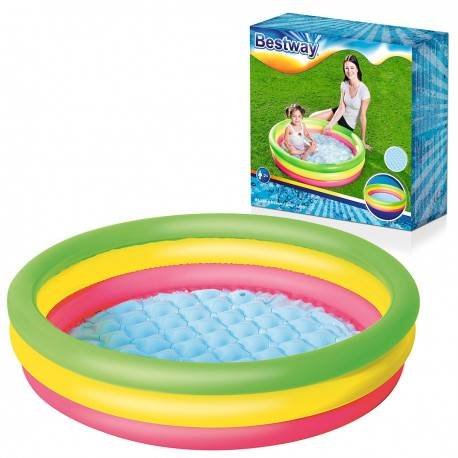 BESTWAY 51104 - Nafukovací bazén Swim Squad™ Ø 102 x 25 cm