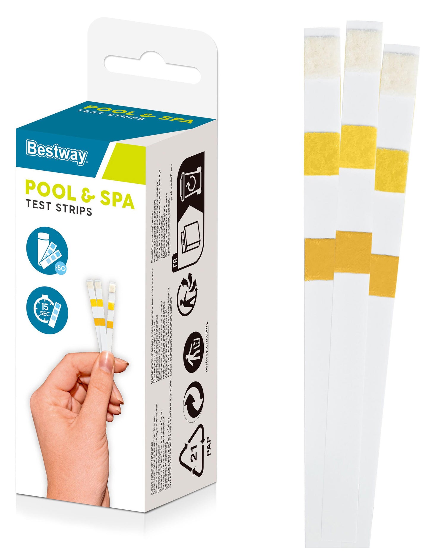BESTWAY 58142 - Proužkový tester na pH