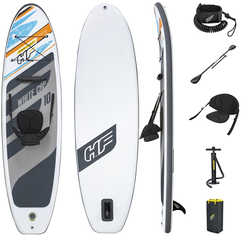 BESTWAY 65341 - Paddleboard SUP White Cap Convertible 305 cm