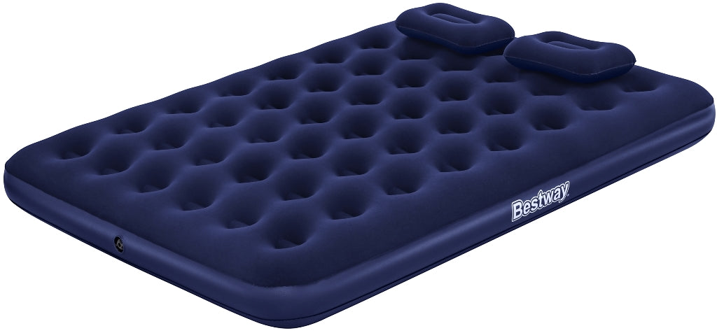 BESTWAY 67374 - Nafukovací matrace 203 x 152 x 22 cm s ruční pumpou