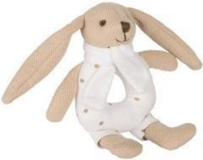 Canpol babies Zajíček BUNNY s chrastítkem béžový