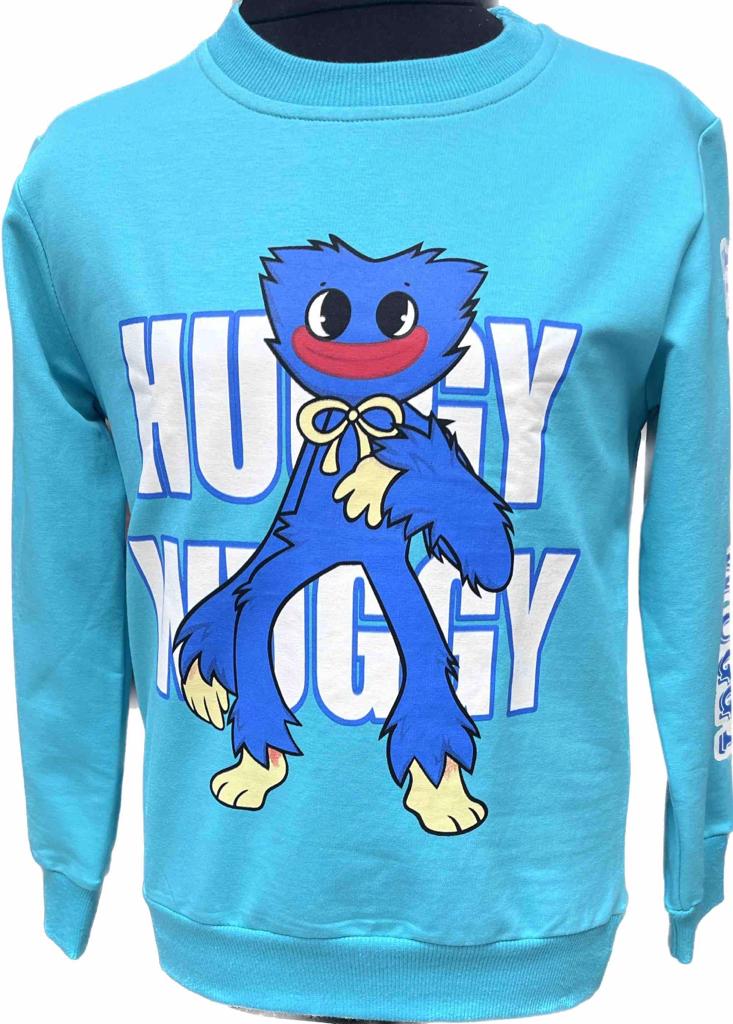 Modrá mikina Huggy Wuggy