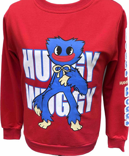 Červená mikina Huggy Wuggy