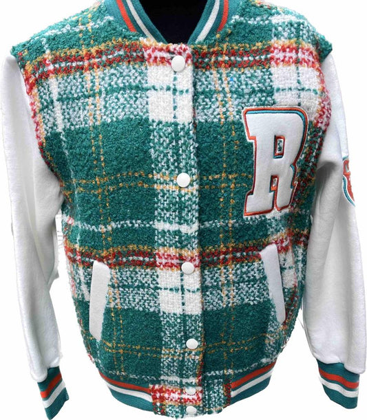 Tepláková podzimní bunda zelená - R