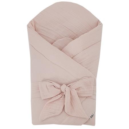 Zavinovačka mušelín s kokosem ROSE PINK