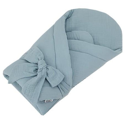 Zavinovačka mušelín s kokosem GREY BLUE