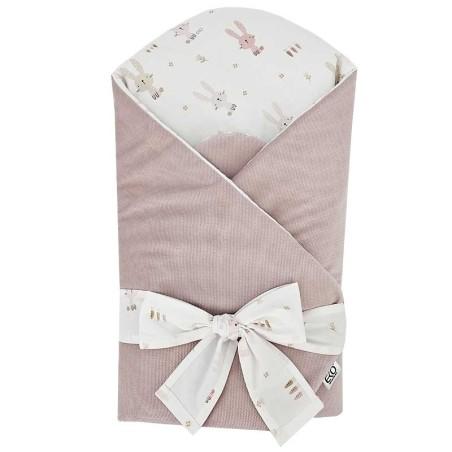 Bavlněný kornout s VELVET BUNNY/ROSE PINK
