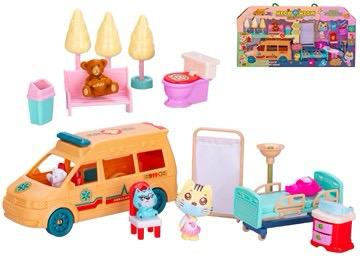 Sada zvířecí ordinace s doplňky