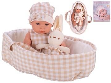 Miminko s nosítkem a zajíčkem