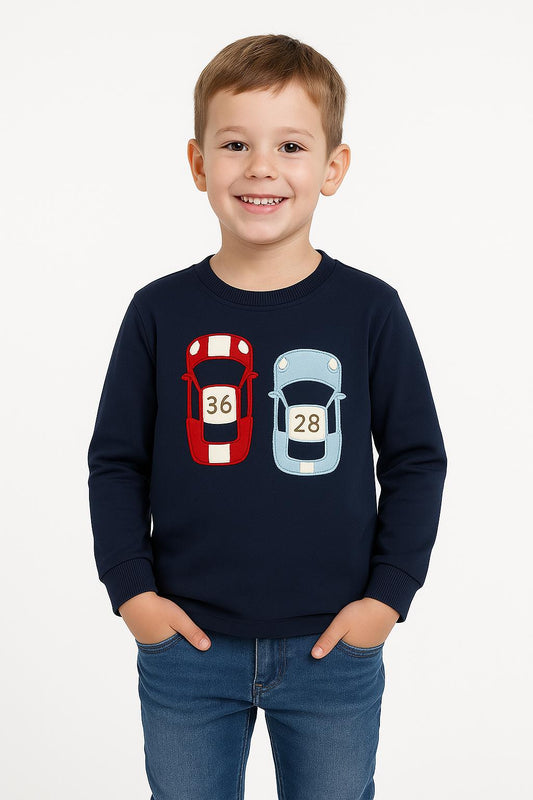 Dětské tričko s motivem závodních aut
