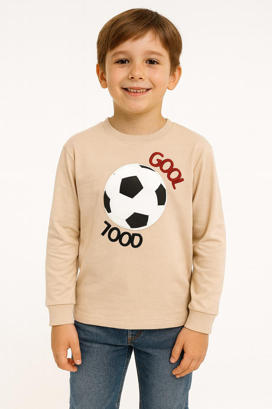 Dětské tričko s dlouhým rukávem – GÓÓL!