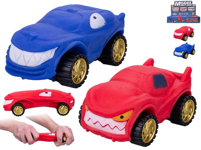 Měkké natahovací autíčko Monster Smile