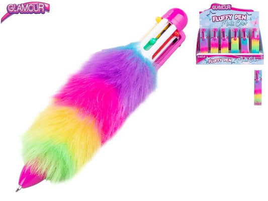 Glamour Fluffy Pen – chlupaté vícebarevné pero
